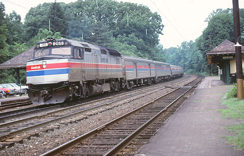 File:Eastbound Amtrak train passing Merion station, June 1979.jpg