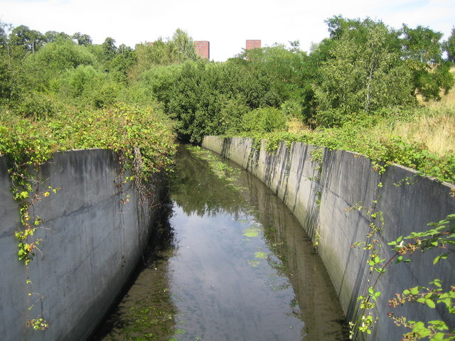 Hayes Bypass Channel - geograph.org.uk - 205627