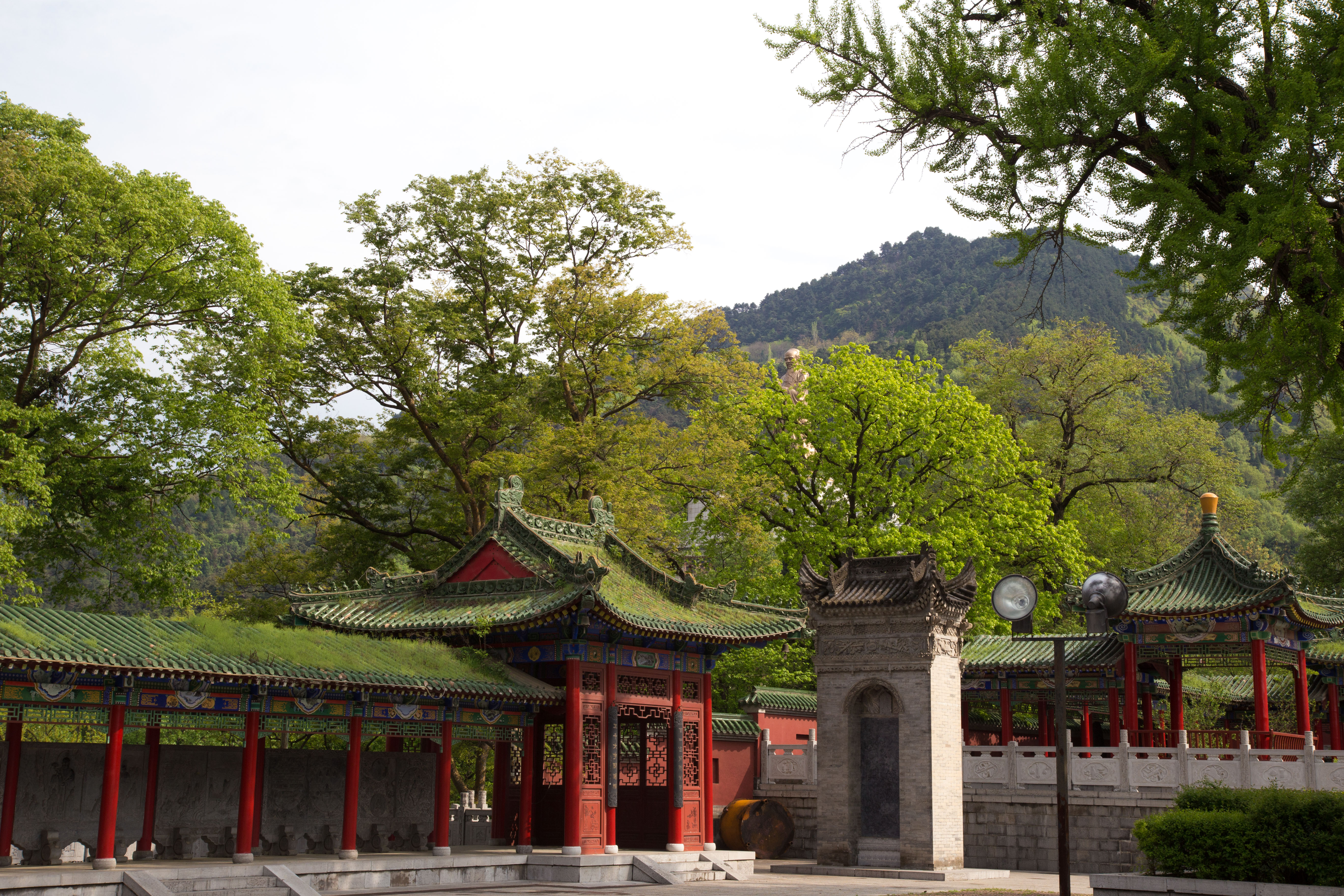 A picture of the Louguantai Temple