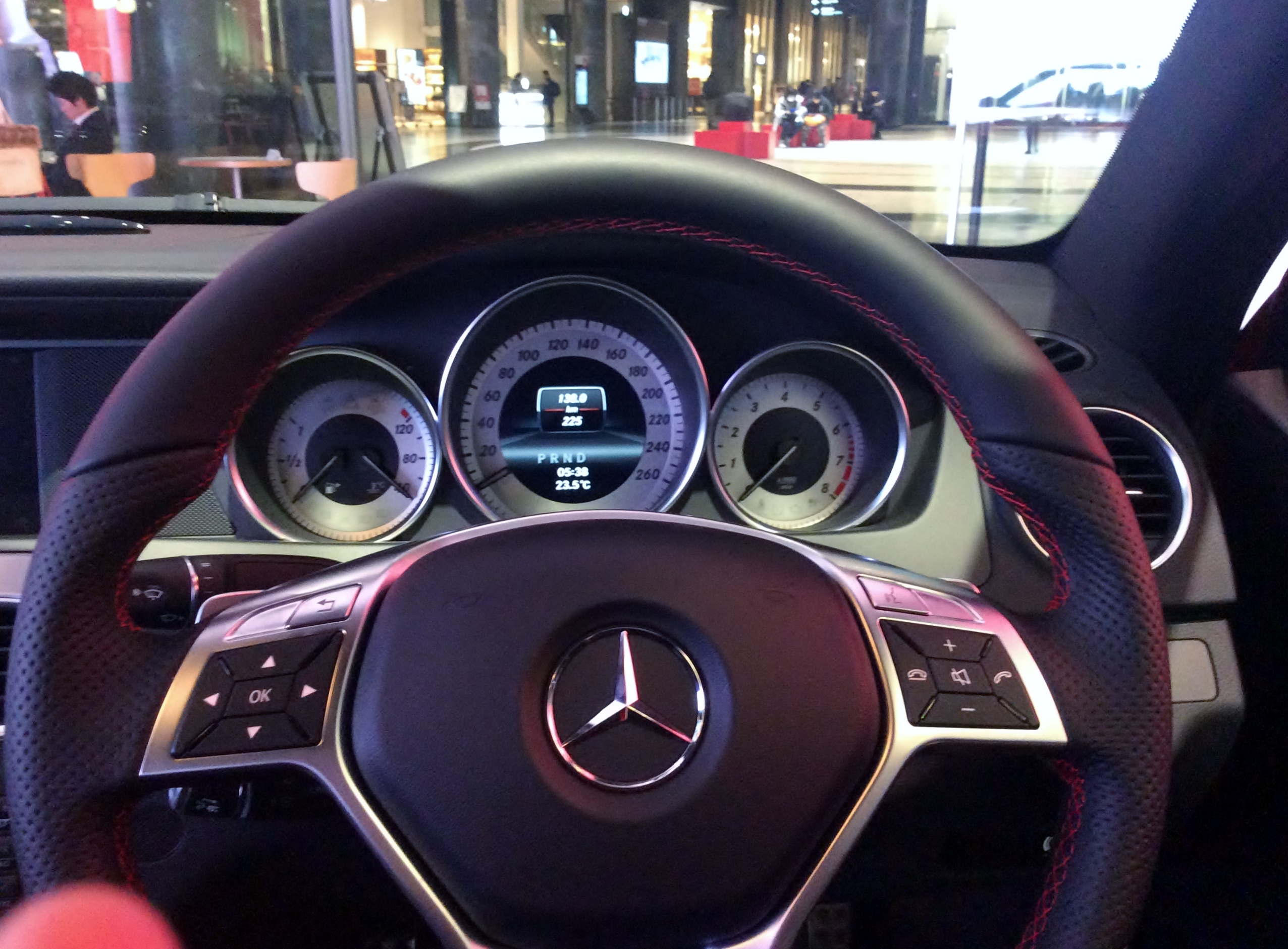 mercedes c250 coupe sport interior