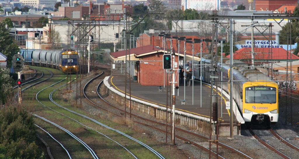 Middle Footscray railway station