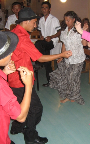 Young Hungarian Romani dancing