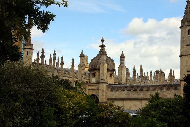 File:The spires of All Souls College - geograph.org.uk - 1420243.jpg