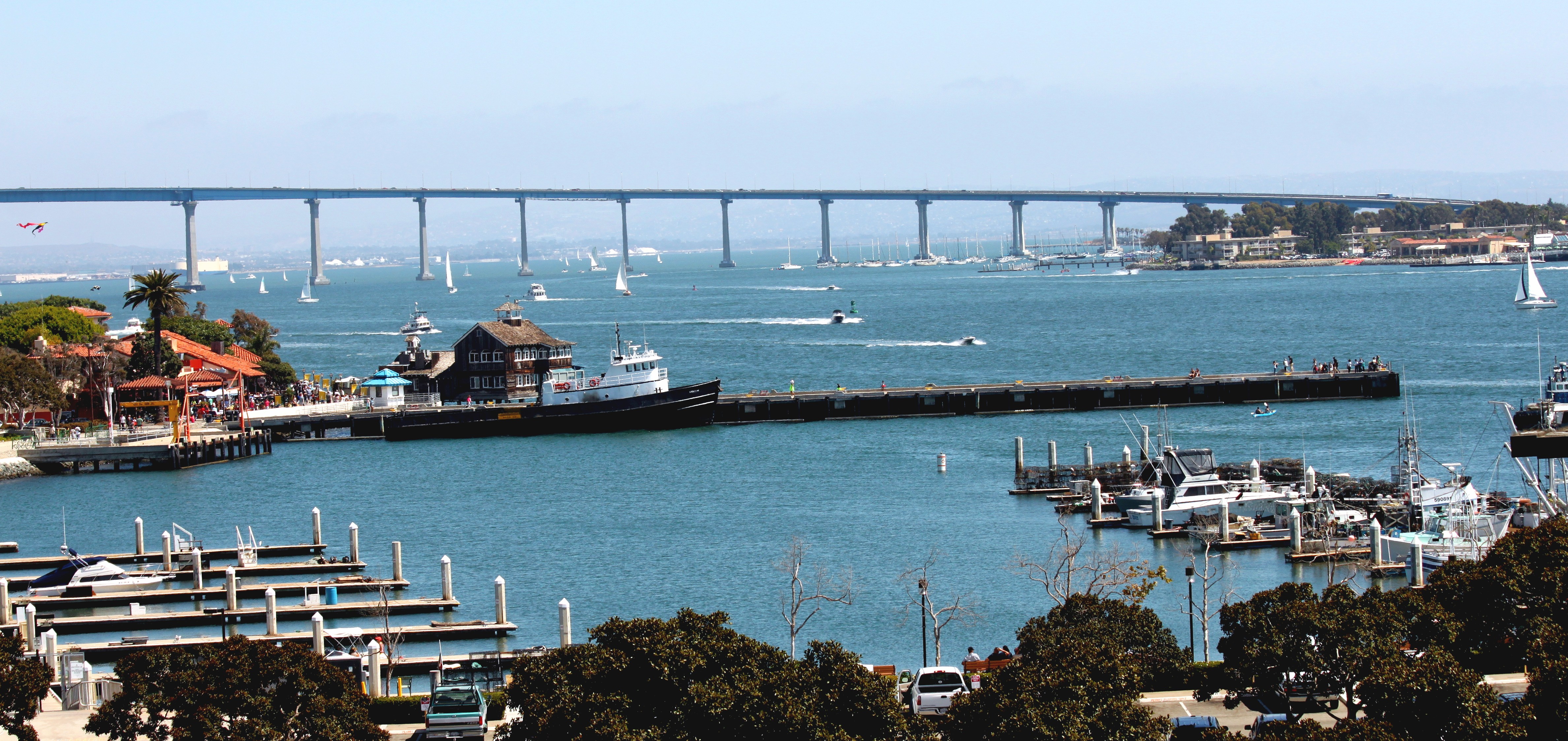 Seaport Village & Coronado Bridge