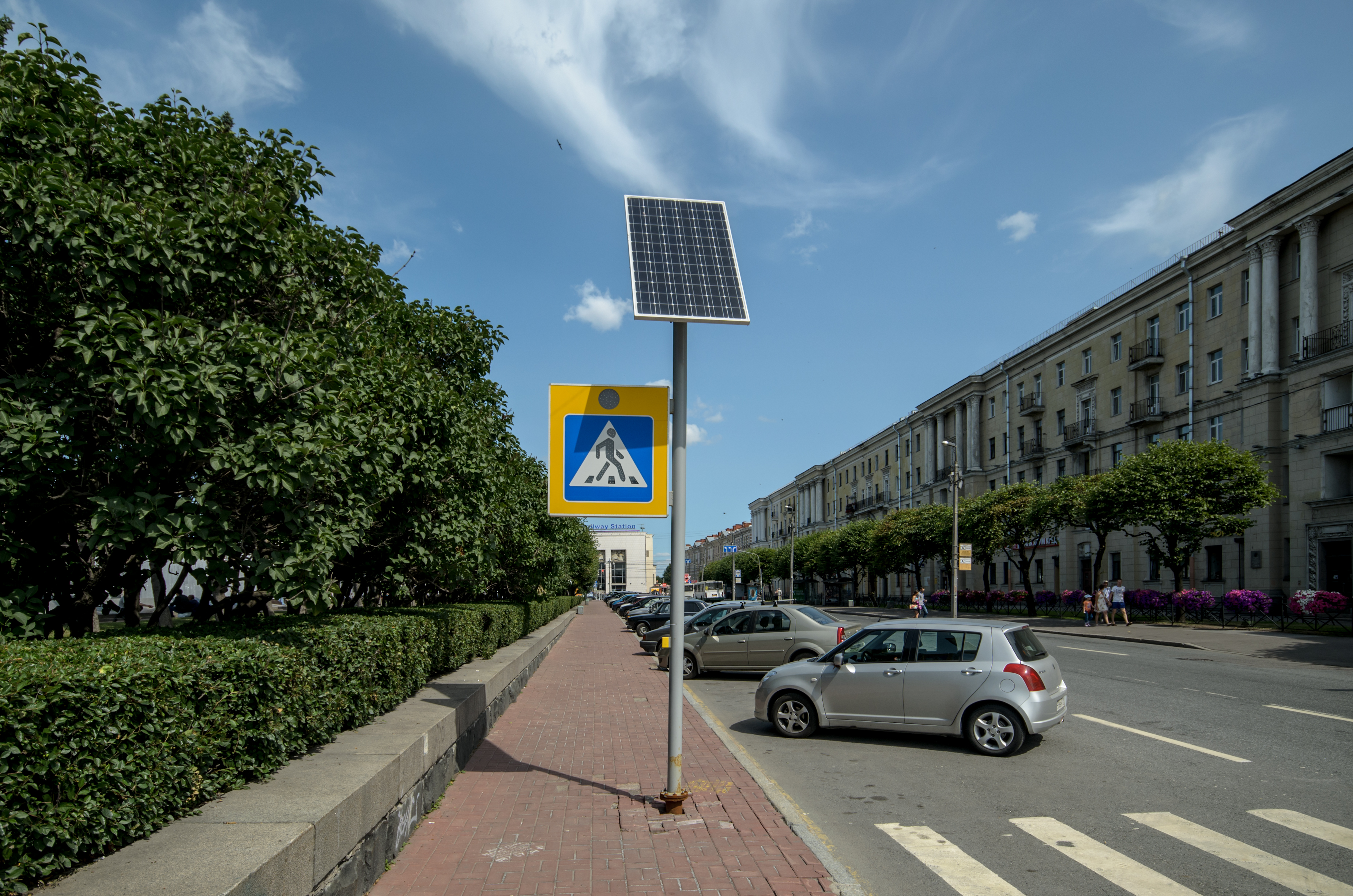 File:Crosswalk amongst solar battery SPB.jpg - Wikimedia Commons