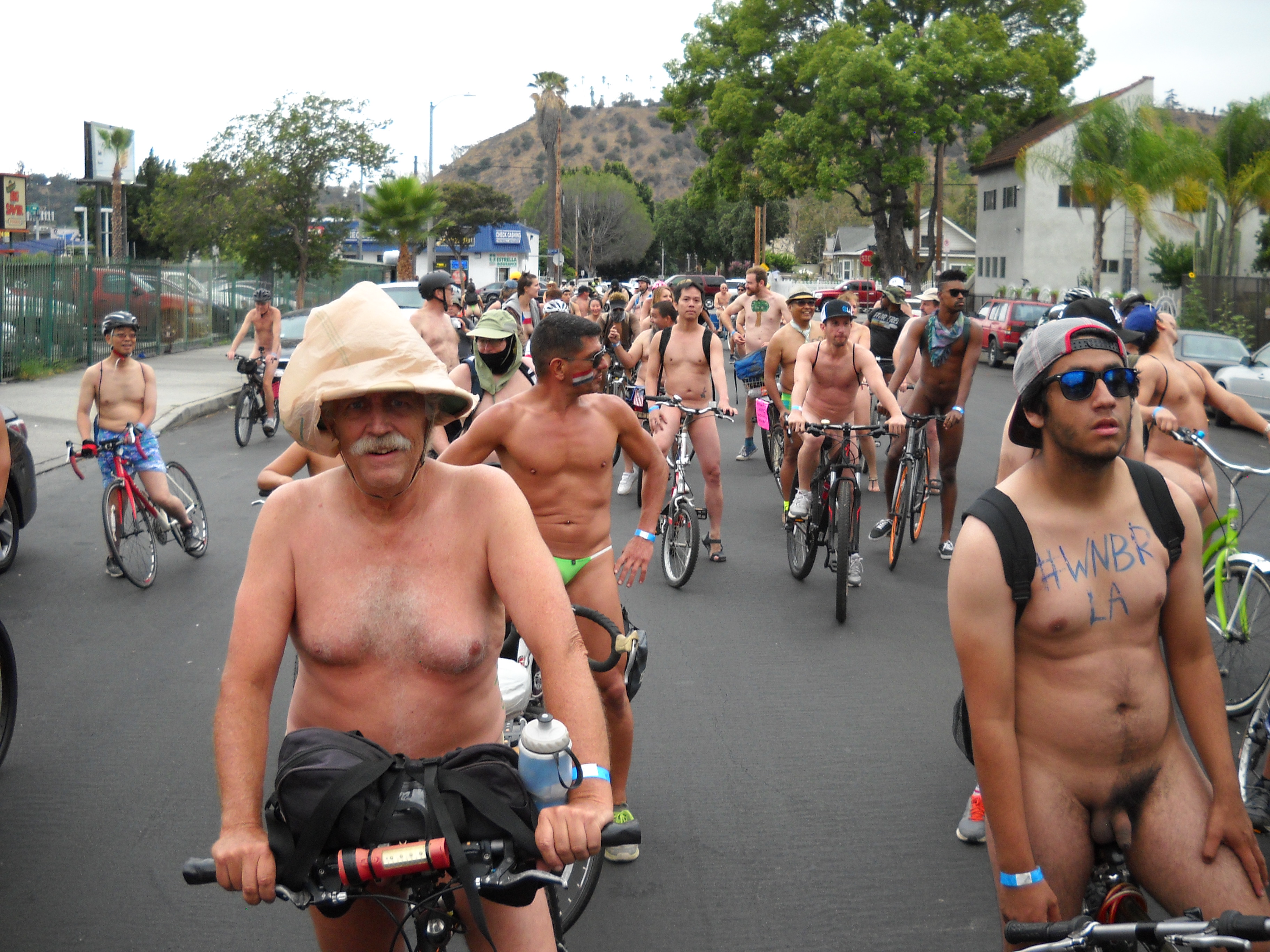 World Naked Bike Ride, Los Angeles (2016) .