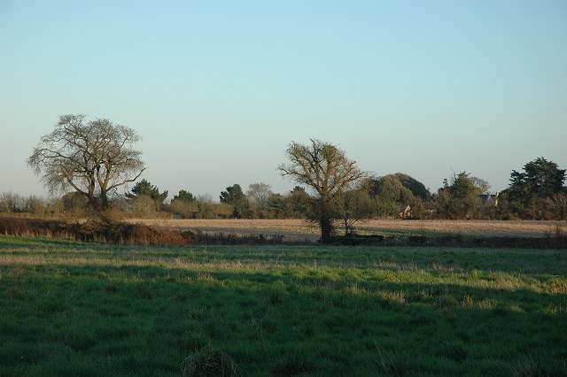 File:Field and hedgerow, Badminston. - geograph.org.uk - 328253.jpg