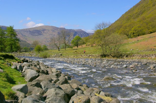 Stonethwaite Beck Looking North - geograph.org.uk - 238271