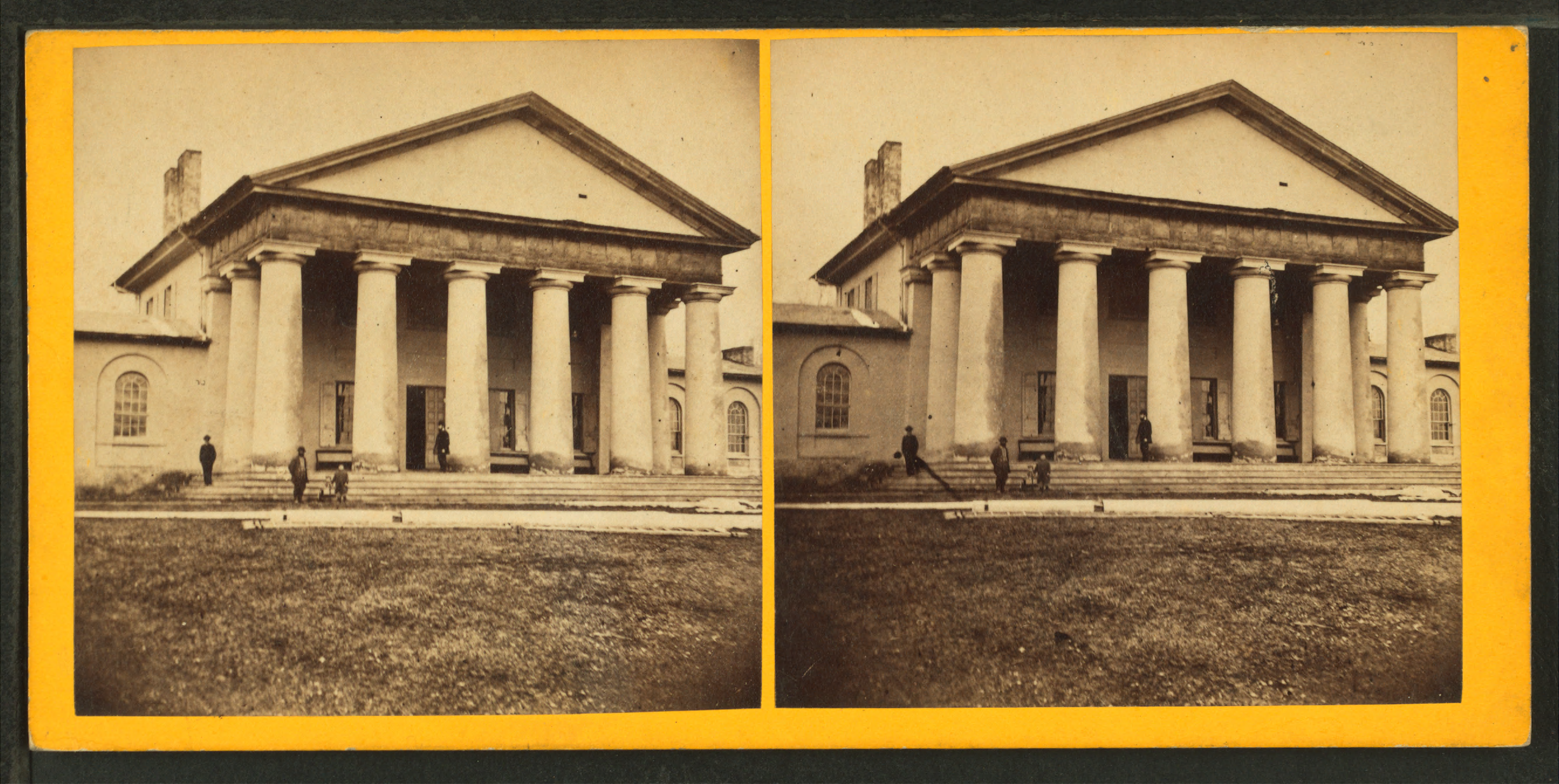 File:Arlington House, Va. front view, by Bell  Bro. Washington, D.C..png  Wikimedia Commons