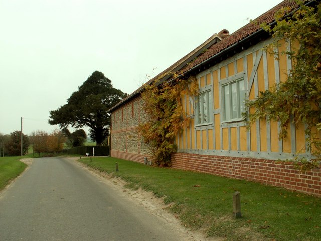 File:Barn conversion at Folly Farm, Rose Green - geograph.org.uk - 275502.jpg