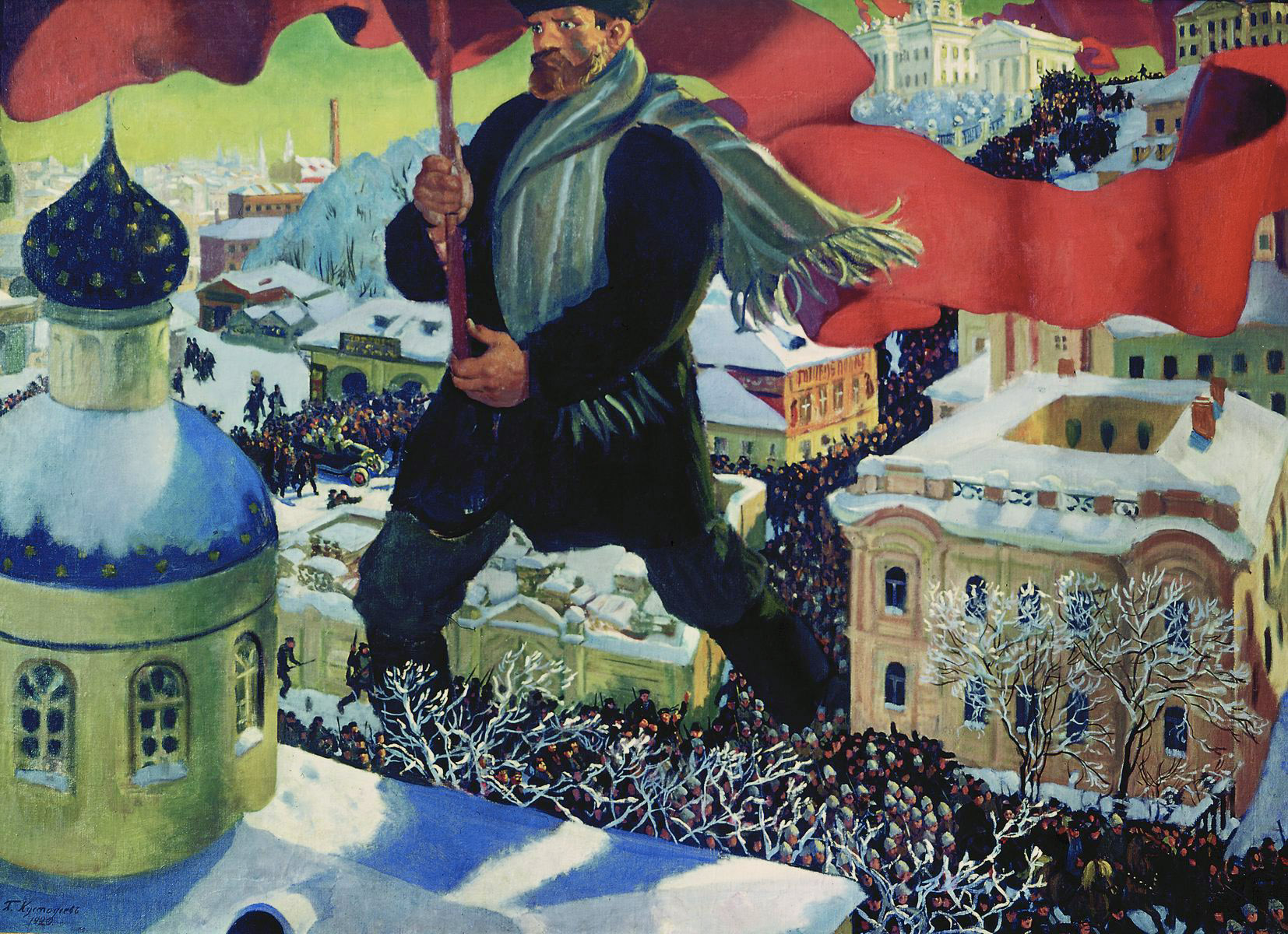 картина большевик