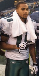 Jackson after a game on November 2, 2008, against the Seattle Seahawks