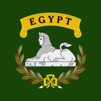 Badge of the Sphinx as typically displayed on a British Army Regimental Colour EgyptSphinxBadge.png