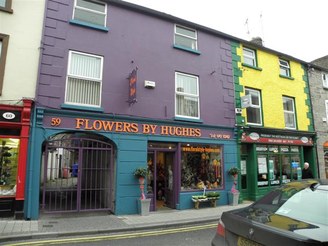 File:Flowers by Hughes - Mizzoni Pizzas, Monaghan - geograph.org.uk - 2649465.jpg