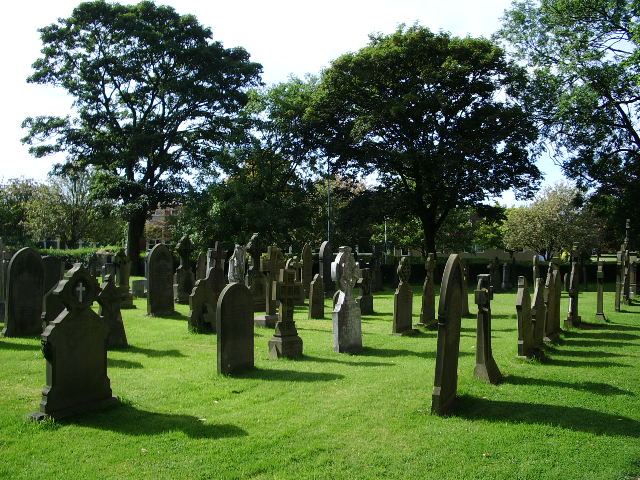 File:Graveyard, St Anne's Roman Catholic Church, Ormskirk - geograph.org.uk - 536391.jpg