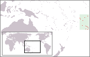 Location of Rarotonga