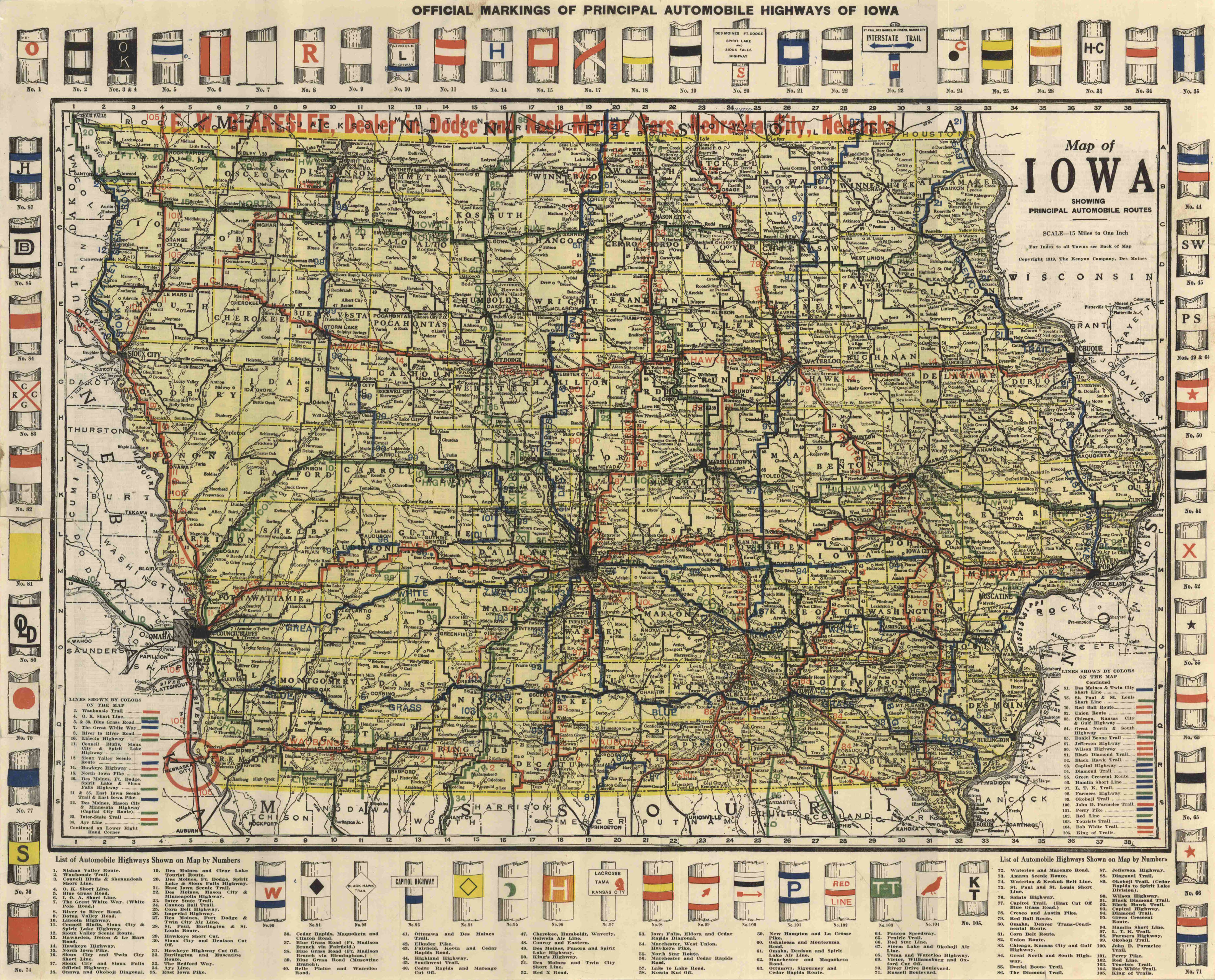 Iowa Road Map