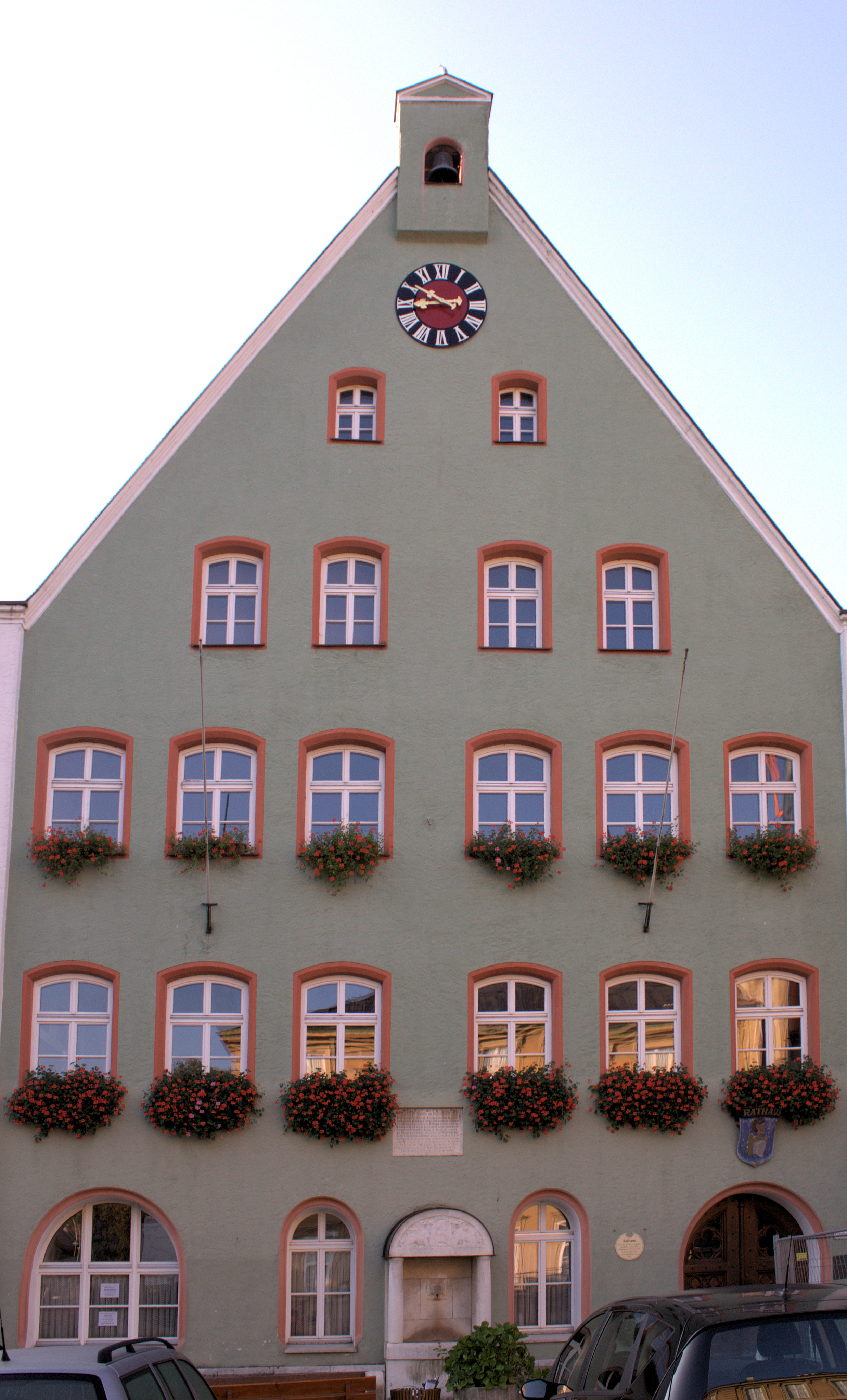 Town hall of Pappenheim, Landkreis Weißenburg-Gunzenhausen, Bavaria, Germany