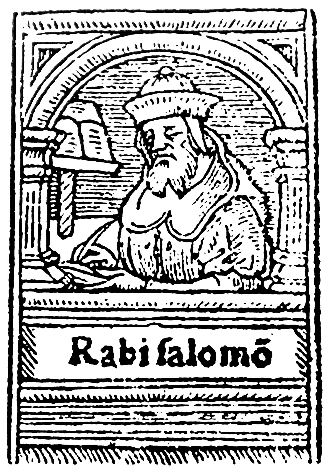 16th-century depiction of Rashi