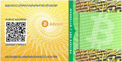 Sample Bitcoin paper wallet