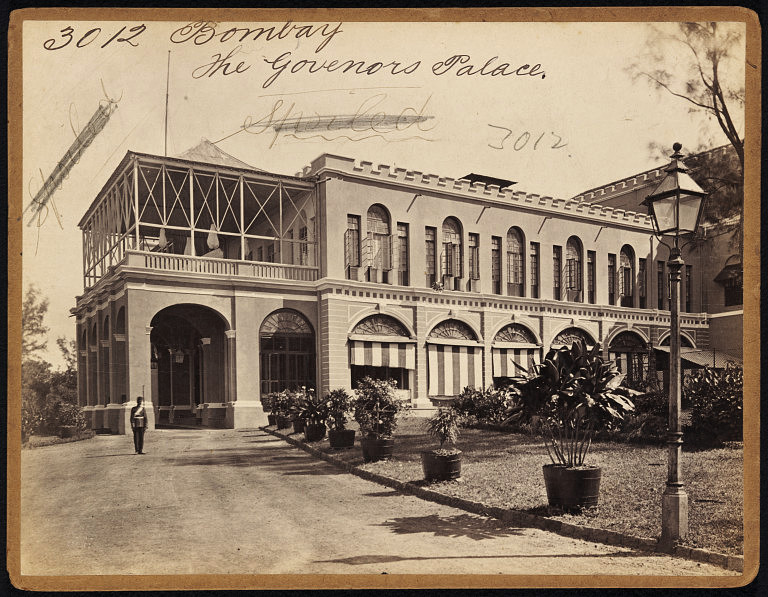 The Governors Palace, Bombay by Francis Frith