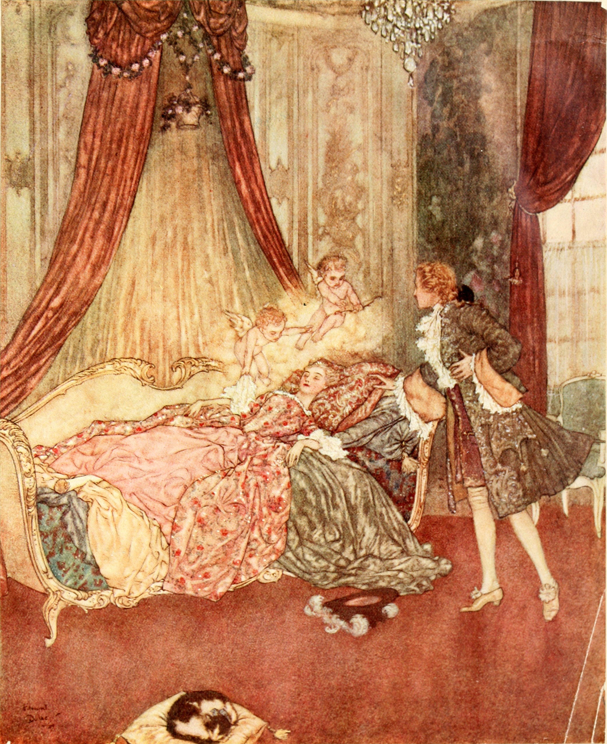 The sleeping beauty and other fairy tales - Dulac frontispiece.jpg. 