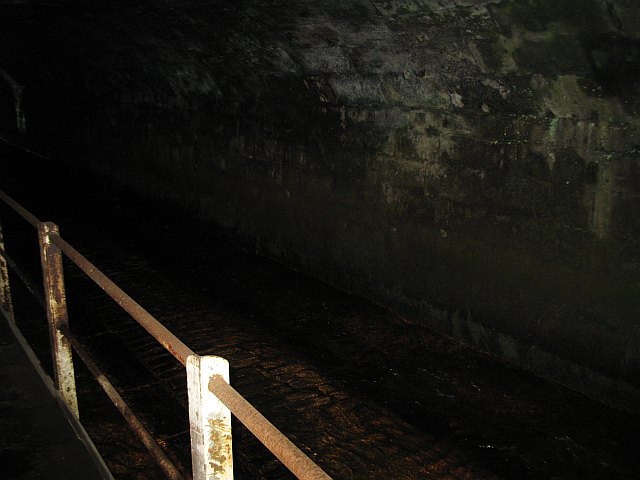 Under the tunnel. John Lawson Azov tunnels under the steelworks.