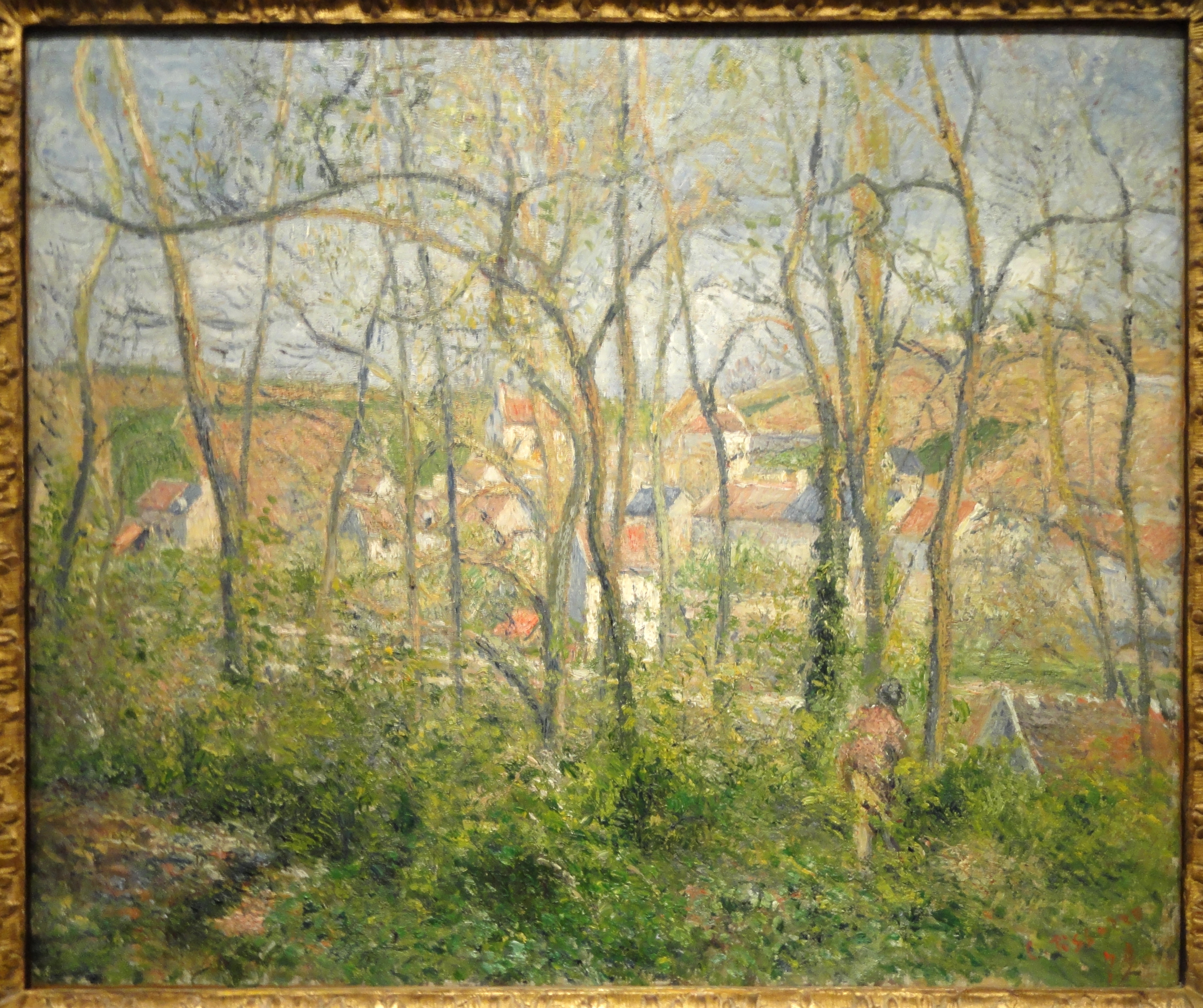 File:Wooded Landscape at L'Hermitage, Pontoise, Camille ...