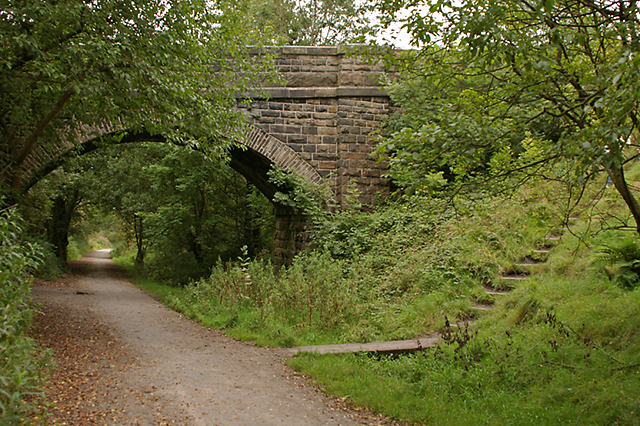 File:Bridge over disused railway - geograph.org.uk - 548329.jpg