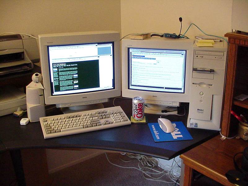 computer work station 