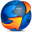 Firefox icon from the Fairytale icon theme