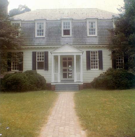 Moore House, location where Cornwallis completed the surrender to George Washington, located near Yorktown, Virginia