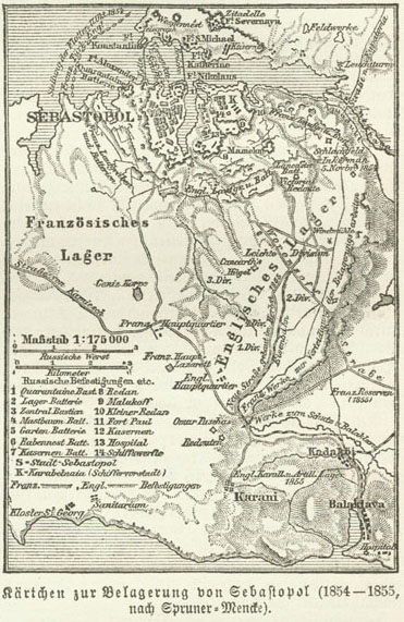 File:Kärtchen zur Belagerung von Sebastopol (1854-1855, nach Spruner - Mencke).jpg