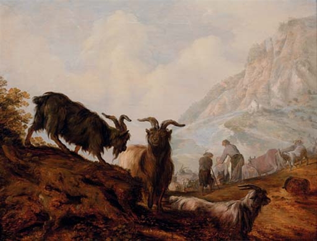 File:Mancadan goats in mountainous landscape.jpg