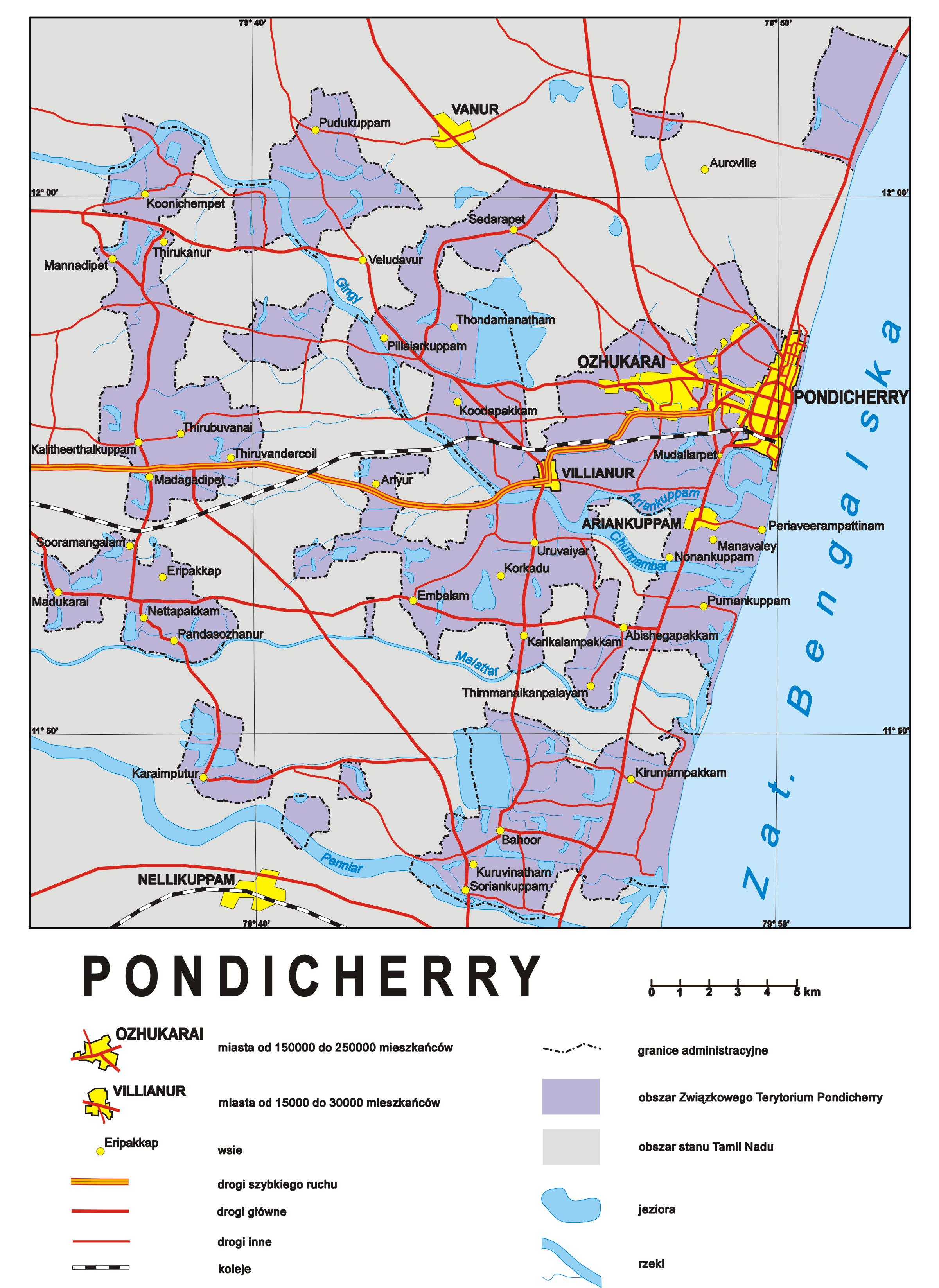 Pondicherry Map With Districts File:puducherry District-Map Pl.png - Wikimedia Commons