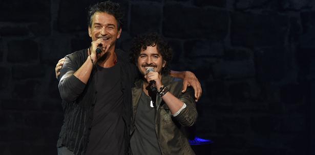 Ricardo Arjona y Tommy Torres en Puerto Rico 2015.