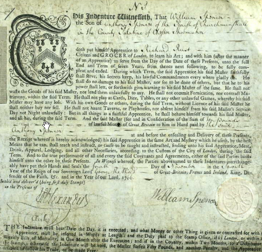 File:William Spencer Apprenticeship 4 Nov 1766.png