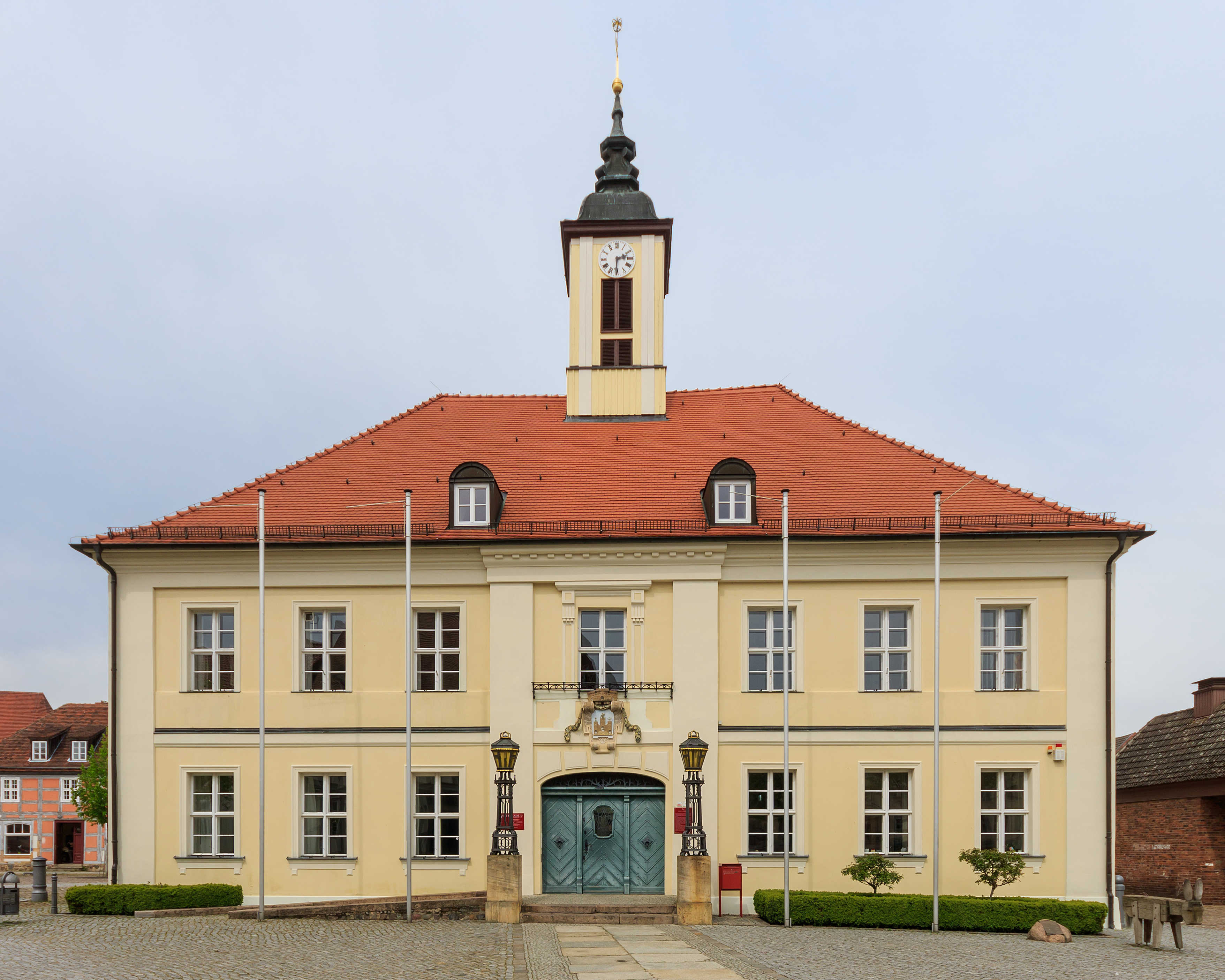 Town hall in Angermünde (Brandenburg/Germany)