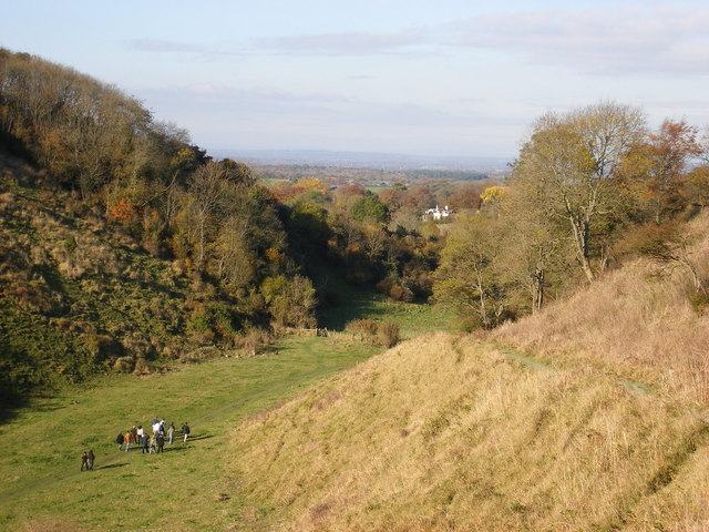 Bottom view of the Devils Dyke - geograph.org.uk - 1067309