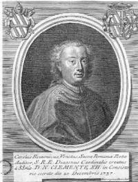 Portrait engraving of Carlo Rezzonico (c. 1737 – 44)