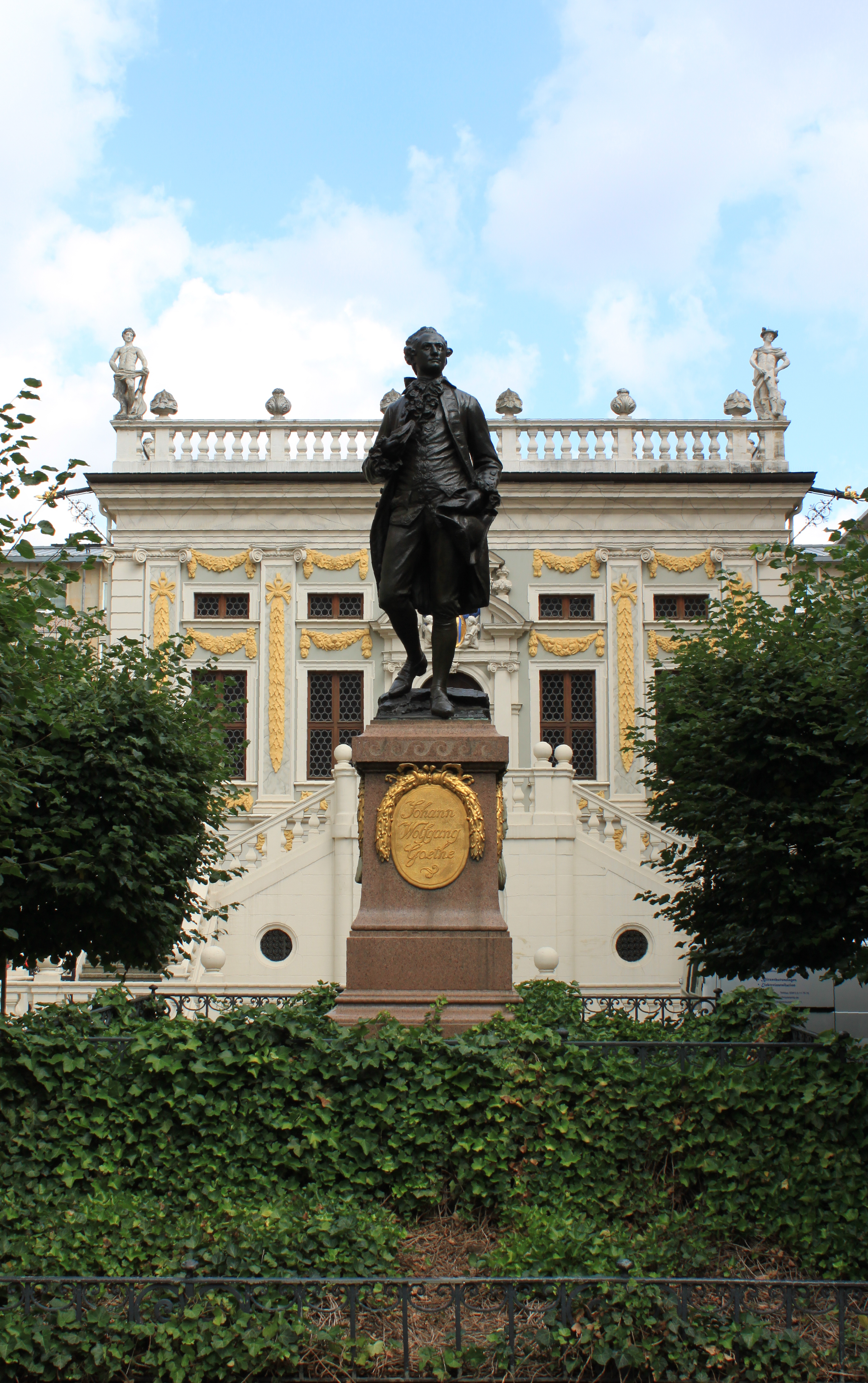 Monumento a Goethe en Leipzig.