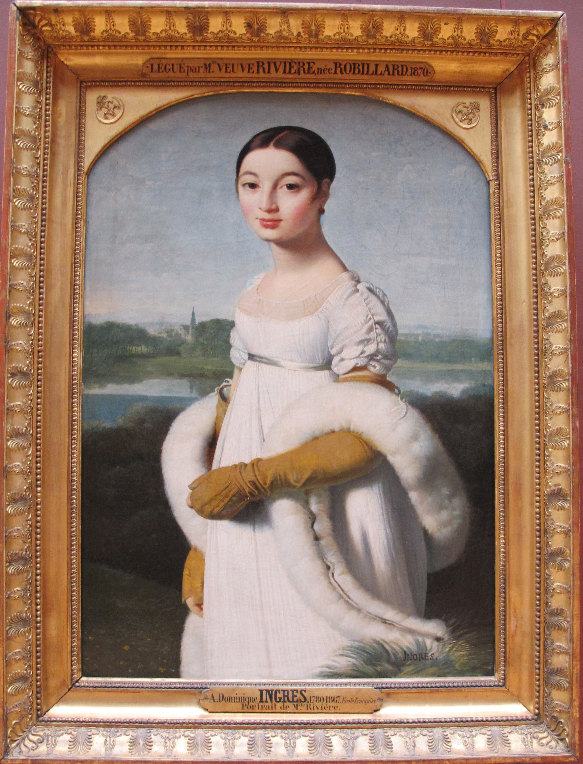 Портрет мадам Ривьер 1805