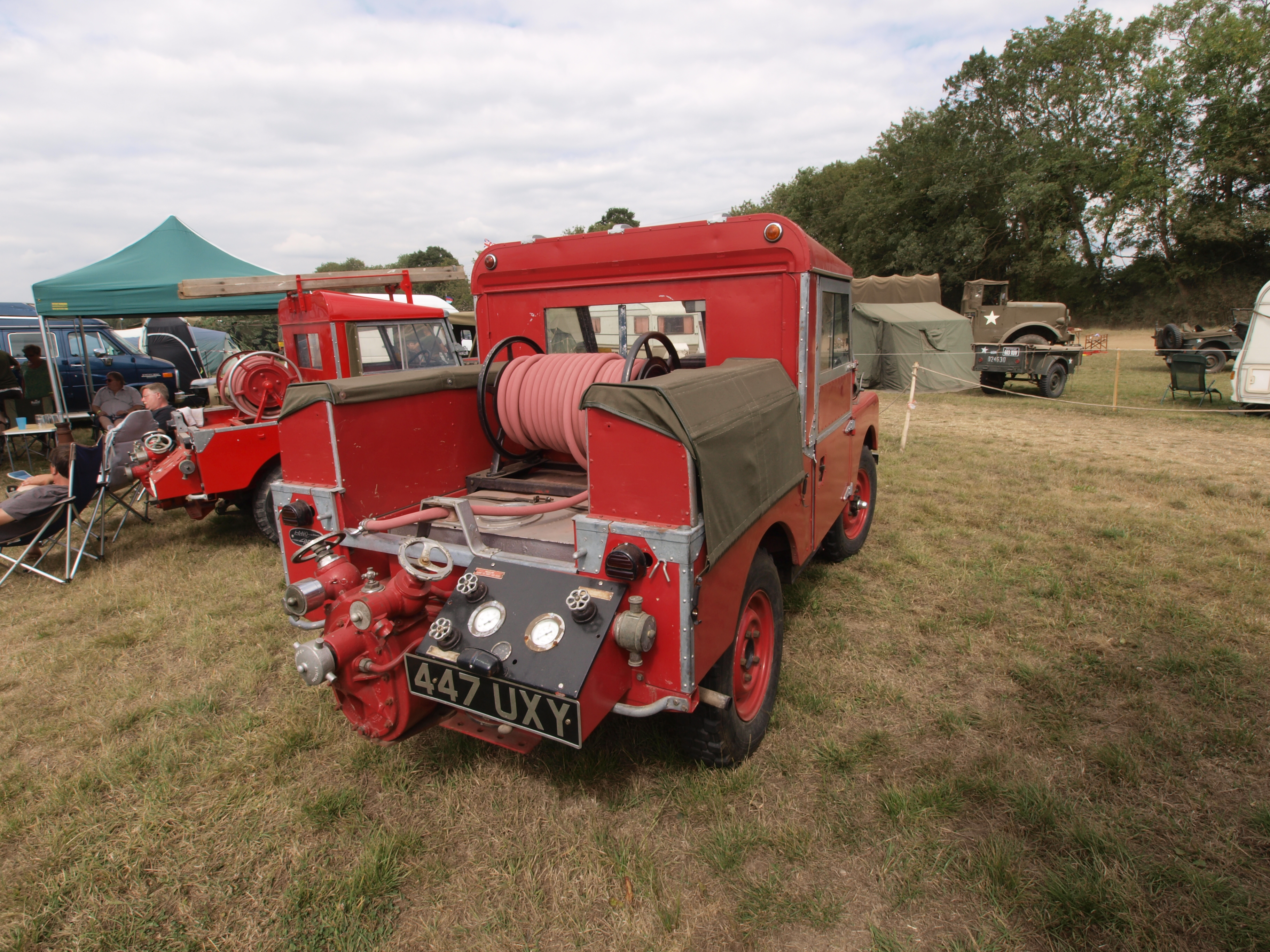 06 reg. Rusty and burned 1950 s Doepke Fire Truck Restoration.