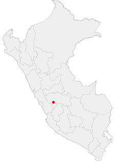 Image:Location of the city of Jauja in Peru.png