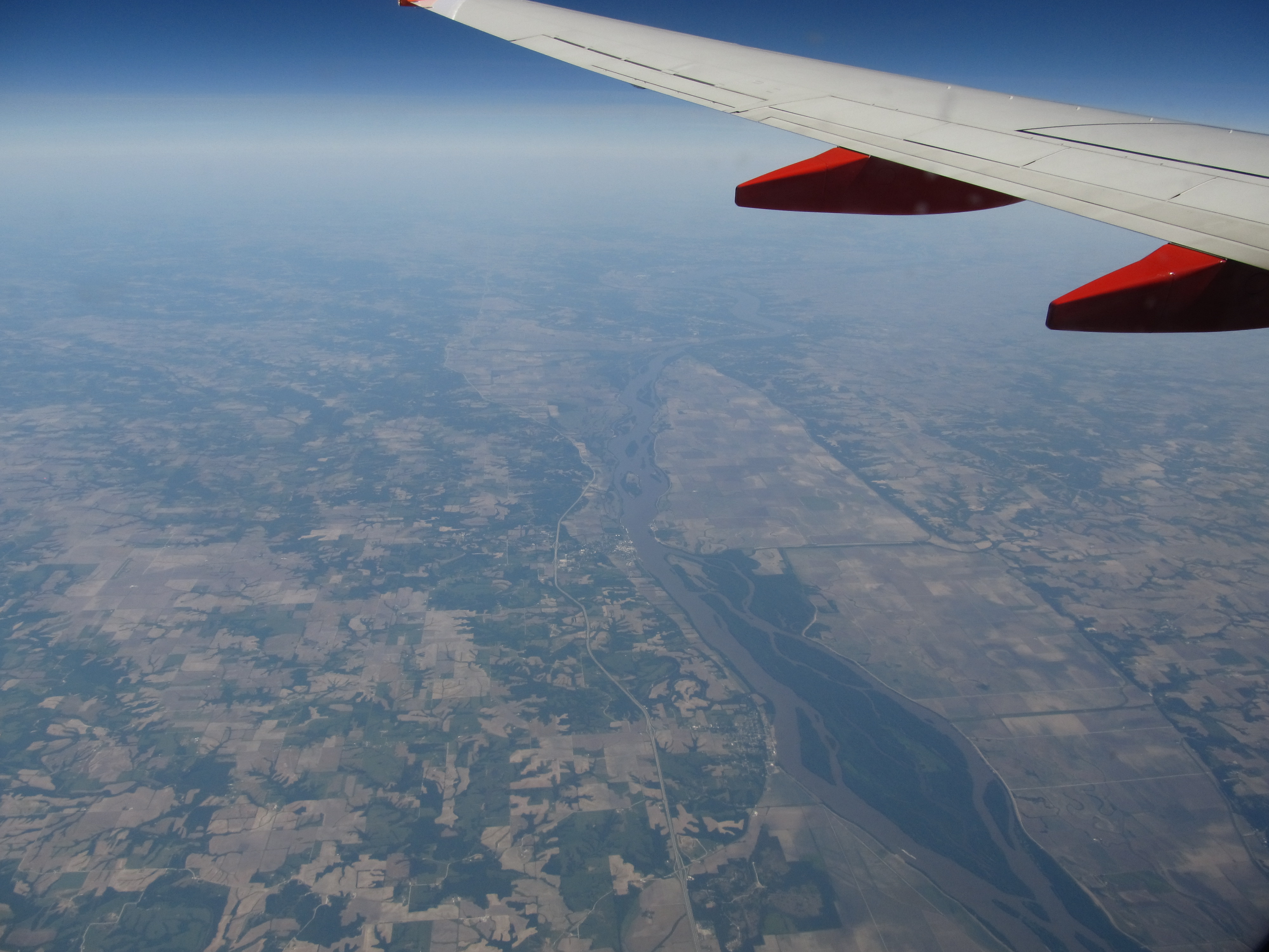 File Mississippi River Plain at Missouri Illinois Border