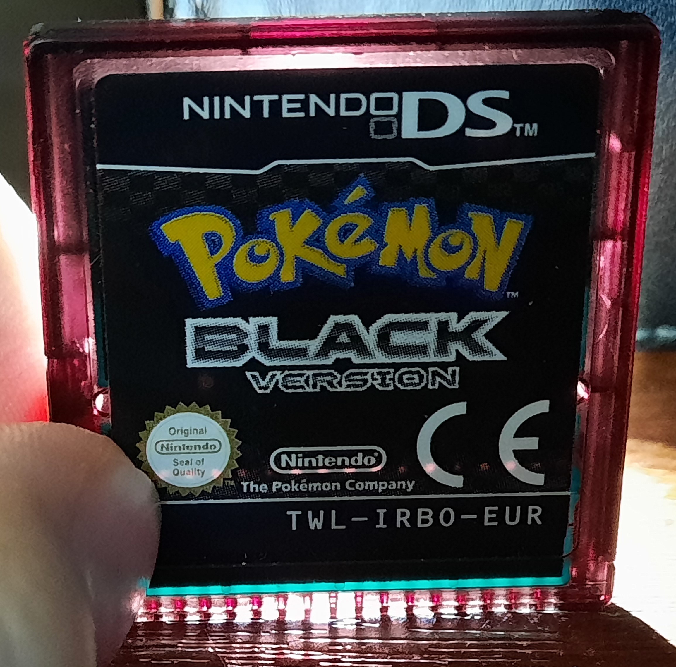 Pokemon Black Version Nintendo DS Reproduction Cartridge -  Sweden