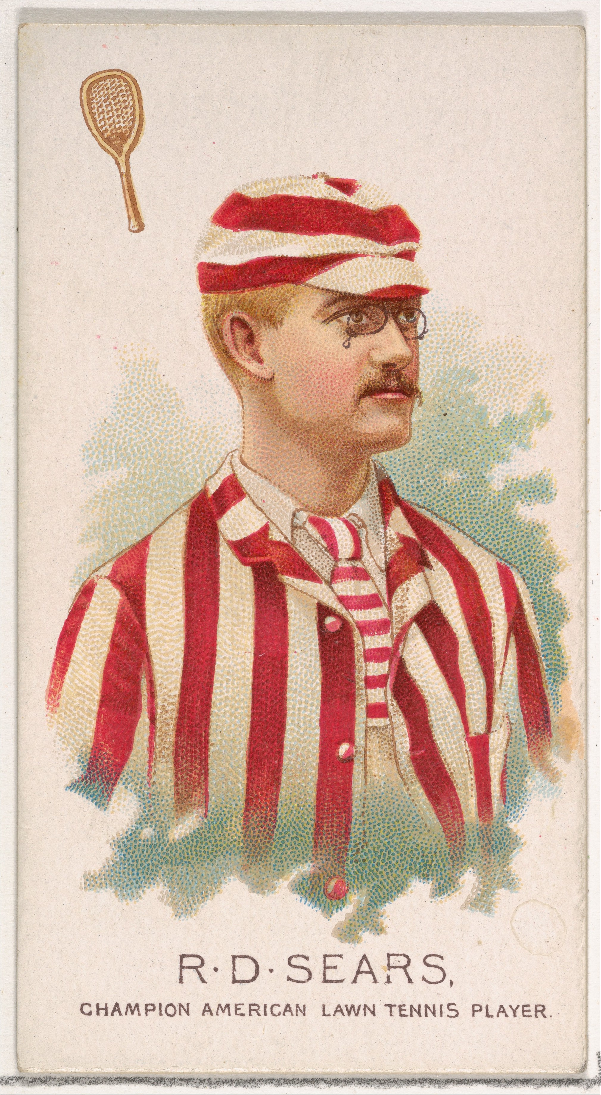 File:R.D. Sears, Champion American Lawn Tennis Player, from World's Champions, Series 2 (N29) for & Ginter Cigarettes MET DP297465.jpg - Wikimedia Commons