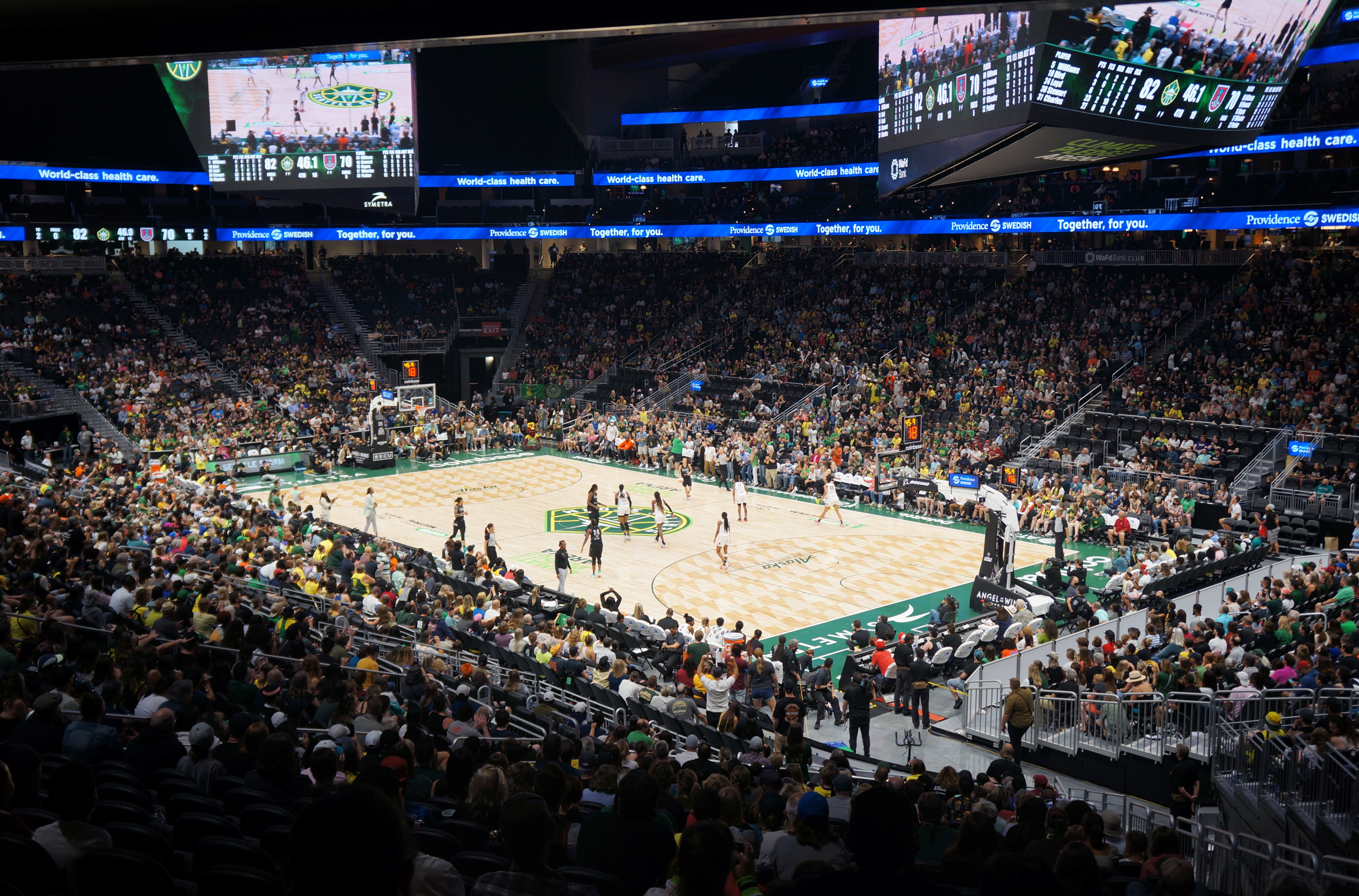 File:Seattle Storm vs Atlanta Dream at Climate Pledge Arena (July