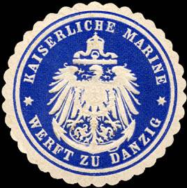 Siegelmarke Kaiserliche Marine - Werft zu Danzig W0204445.jpg