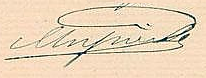 Signature de Marguerite de Savoie